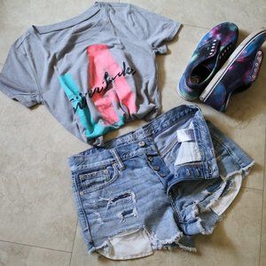 American Eagle Vintage Hi-Rise Festival Shorts - Size 4